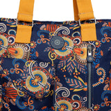 BAOMI CRINKLE SHOULDER BAG Range Blue & Yellow Floral Soft One Size Shoulder Bag