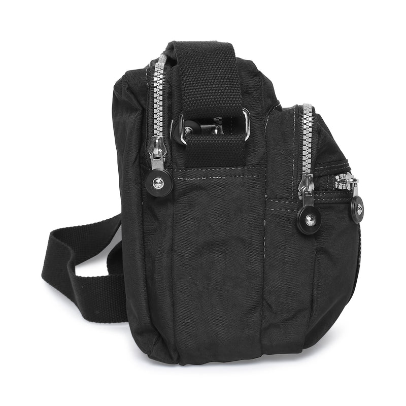 BAOMI CRINKLE SHOULDER BAG Range Black Soft One Size Shoulder Bag