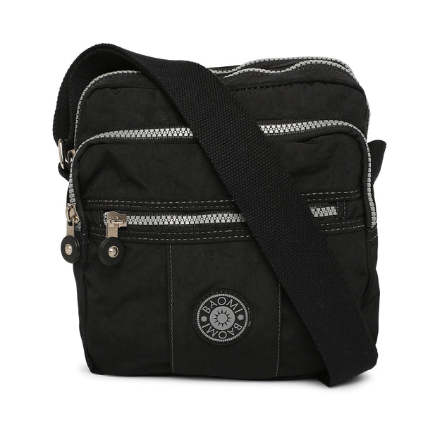 BAOMI CRINKLE SHOULDER BAG Range Black Soft One Size Shoulder Bag