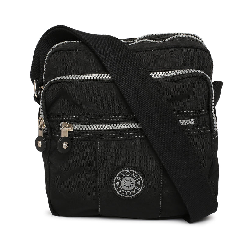 BAOMI CRINKLE SHOULDER BAG Range Black Soft One Size Shoulder Bag