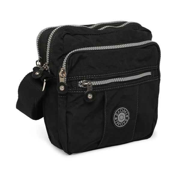 BAOMI CRINKLE SHOULDER BAG Range Black Soft One Size Shoulder Bag