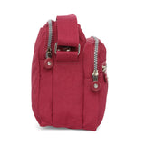 BAOMI CRINKLE SHOULDER BAG Range Dark Red Soft One Size Shoulder Bag
