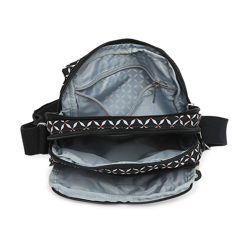 BAOMI CRINKLE SHOULDER BAG Range Black & Grey Soft One Size Shoulder Bag