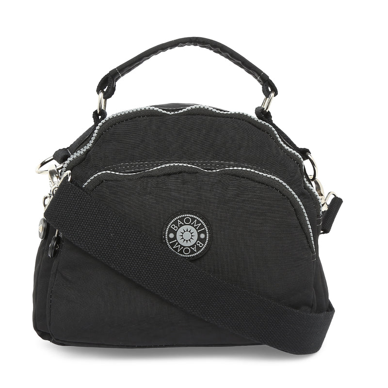 BAOMI CRINKLE SHOULDER BAG Range Black Soft One Size Shoulder Bag