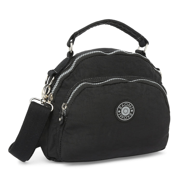 BAOMI CRINKLE SHOULDER BAG Range Black Soft One Size Shoulder Bag