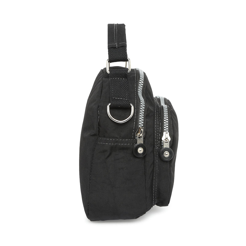 BAOMI CRINKLE SHOULDER BAG Range Black Soft One Size Shoulder Bag