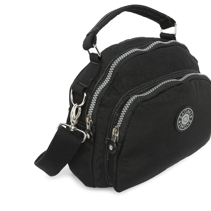 BAOMI CRINKLE SHOULDER BAG Range Black Soft One Size Shoulder Bag