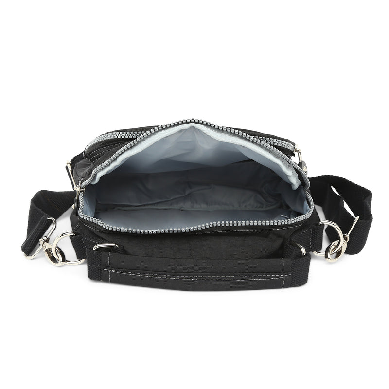 BAOMI CRINKLE SHOULDER BAG Range Black Soft One Size Shoulder Bag