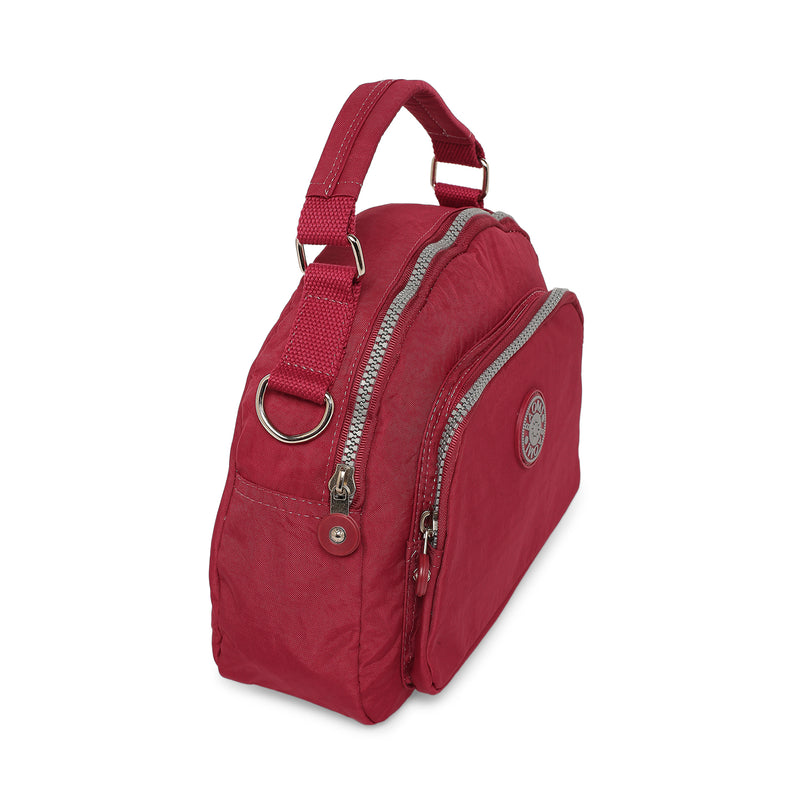 BAOMI CRINKLE SHOULDER BAG Range Dark Red Soft One Size Shoulder Bag