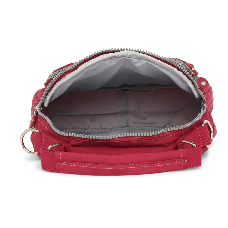 BAOMI CRINKLE SHOULDER BAG Range Dark Red Soft One Size Shoulder Bag