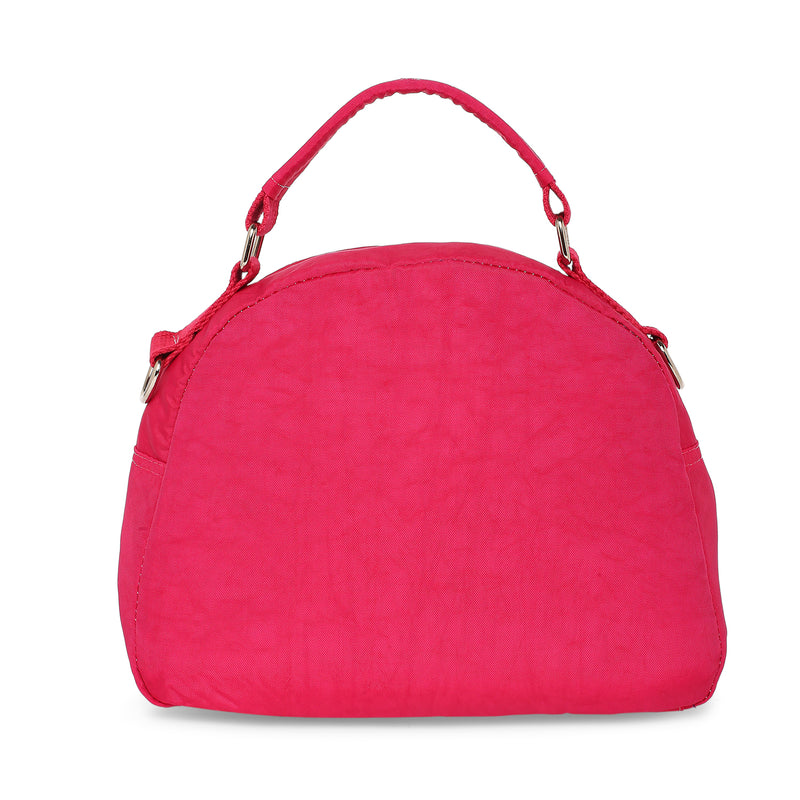 BAOMI CRINKLE SHOULDER BAG Range Fuchsia Red Soft One Size Shoulder Bag