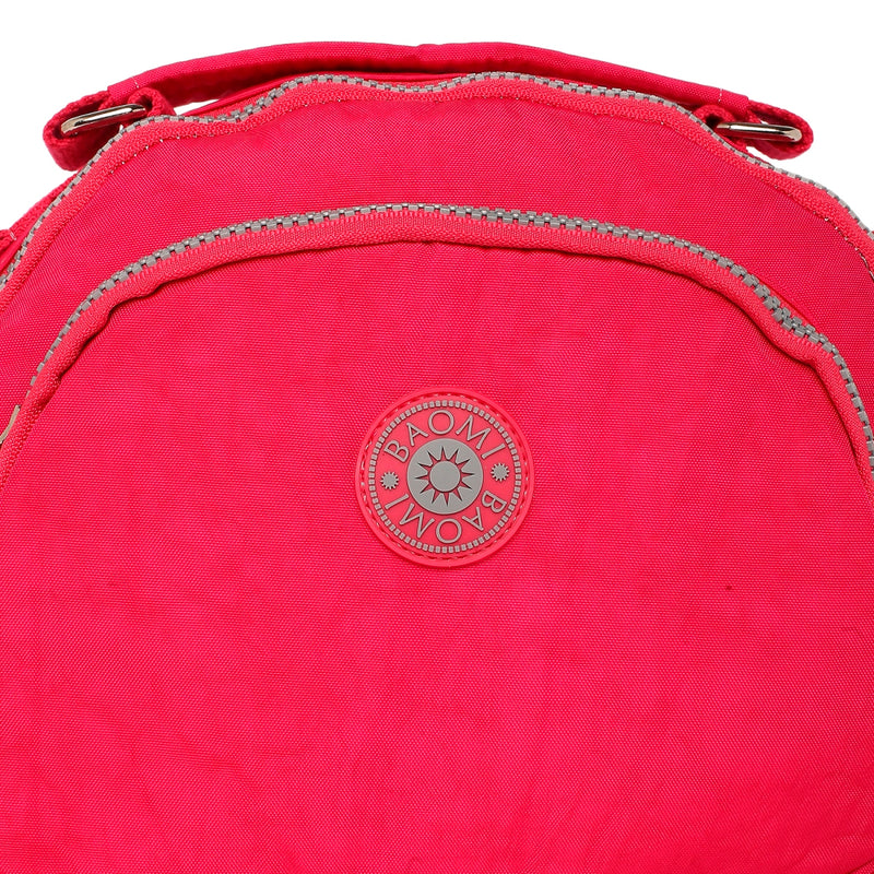 BAOMI CRINKLE SHOULDER BAG Range Fuchsia Red Soft One Size Shoulder Bag