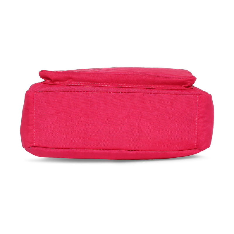 BAOMI CRINKLE SHOULDER BAG Range Fuchsia Red Soft One Size Shoulder Bag