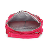 BAOMI CRINKLE SHOULDER BAG Range Fuchsia Red Soft One Size Shoulder Bag