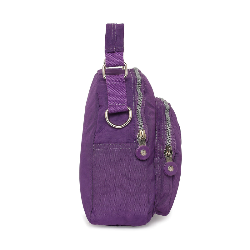 BAOMI CRINKLE SHOULDER BAG Range Purple Soft One Size Shoulder Bag