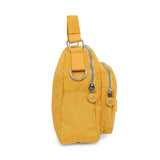 BAOMI CRINKLE SHOULDER BAG Range Yellow Soft One Size Shoulder Bag