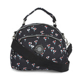 BAOMI CRINKLE SHOULDER BAG Range Black Floral Soft One Size Shoulder Bag