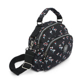 BAOMI CRINKLE SHOULDER BAG Range Black Floral Soft One Size Shoulder Bag
