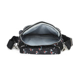 BAOMI CRINKLE SHOULDER BAG Range Black Floral Soft One Size Shoulder Bag