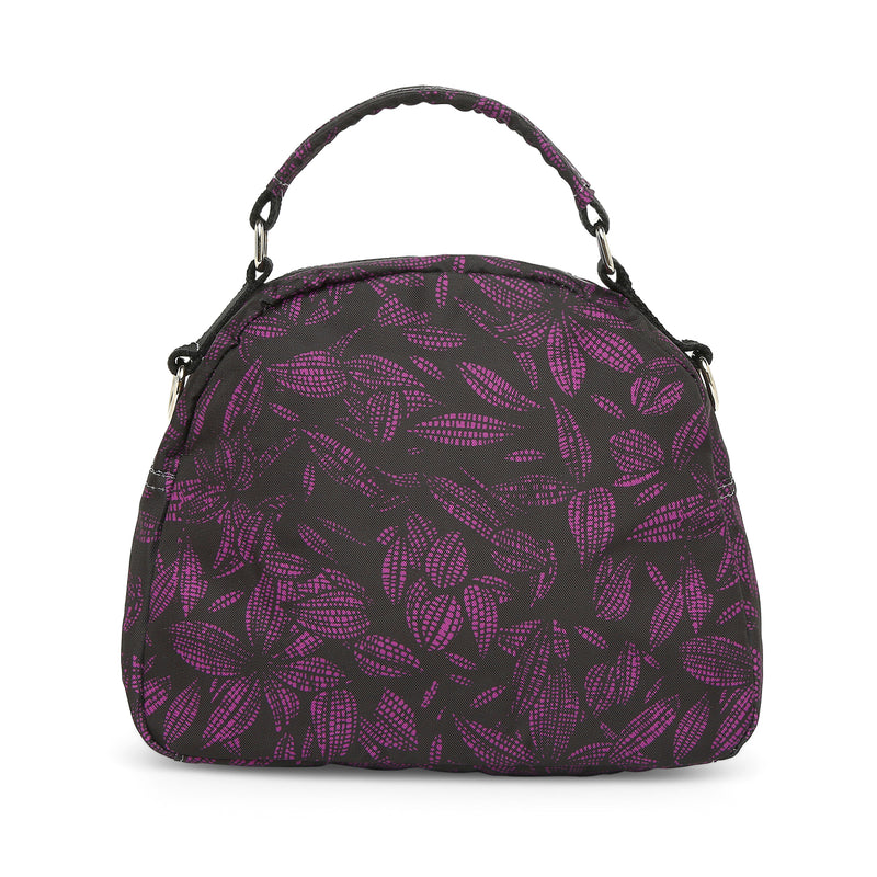 BAOMI CRINKLE SHOULDER BAG Range Black & Purple Soft One Size Shoulder Bag