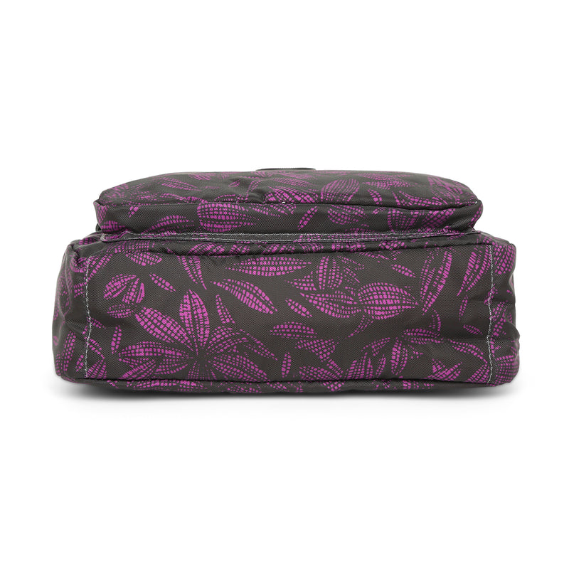 BAOMI CRINKLE SHOULDER BAG Range Black & Purple Soft One Size Shoulder Bag