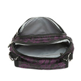 BAOMI CRINKLE SHOULDER BAG Range Black & Purple Soft One Size Shoulder Bag
