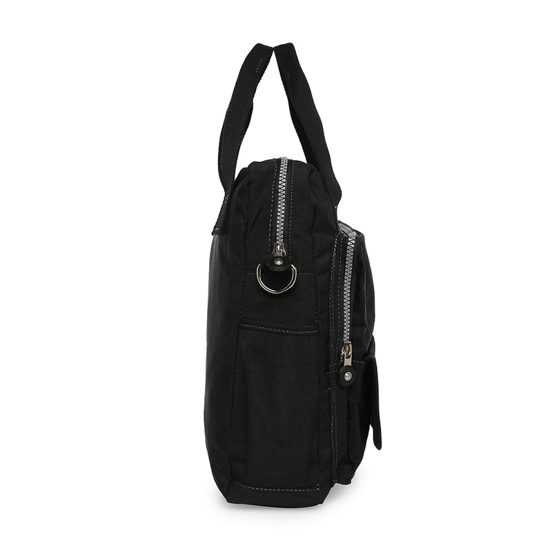 BAOMI CRINKLE SHOULDER BAG Range Black Soft One Size Shoulder Bag