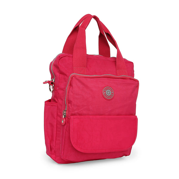 BAOMI CRINKLE SHOULDER BAG Range Fuchsia Red Soft One Size Shoulder Bag