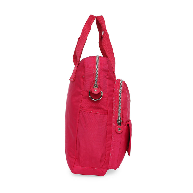 BAOMI CRINKLE SHOULDER BAG Range Fuchsia Red Soft One Size Shoulder Bag