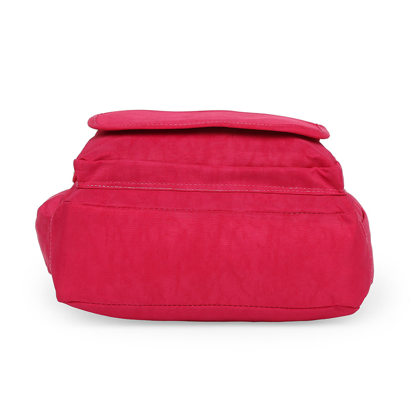 BAOMI CRINKLE SHOULDER BAG Range Fuchsia Red Soft One Size Shoulder Bag