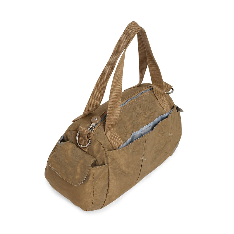 BAOMI CRINKLE HANDBAG Range Dark Yellow Soft One Size Handbag