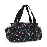 BAOMI CRINKLE HAND BAG Range Black Floral Soft One Size Handbag