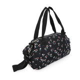 BAOMI CRINKLE HAND BAG Range Black Floral Soft One Size Handbag