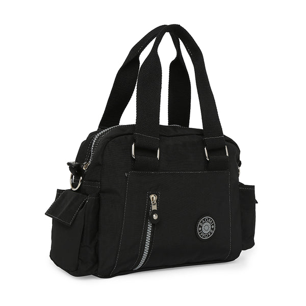 BAOMI CRINKLE HANDBAG Range Black Soft One Size Handbag
