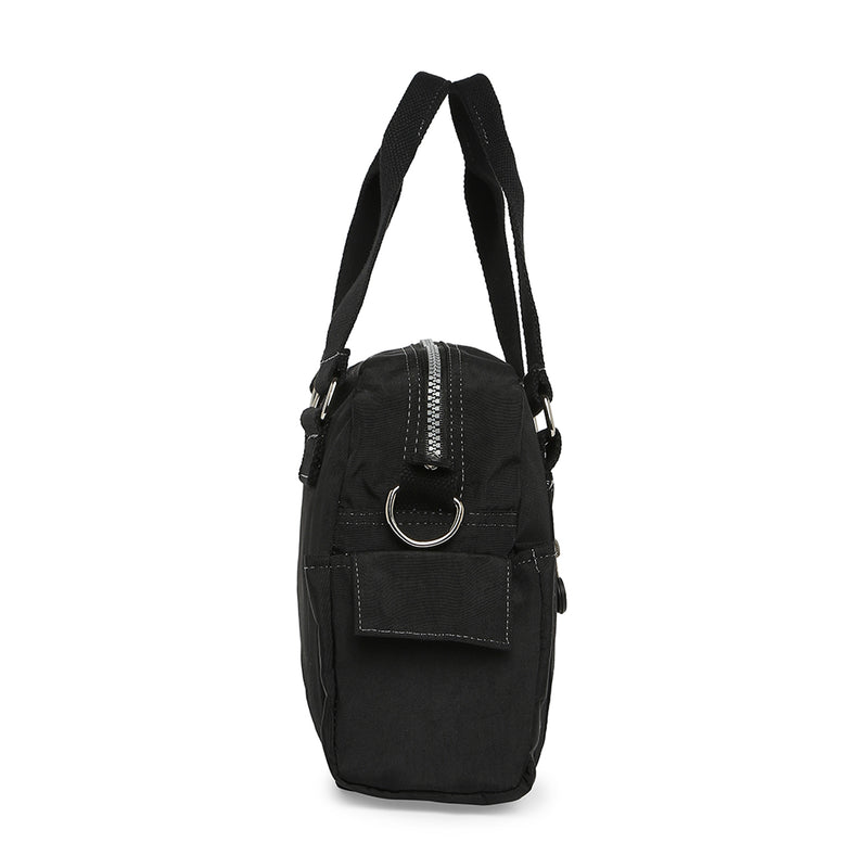 BAOMI CRINKLE HANDBAG Range Black Soft One Size Handbag
