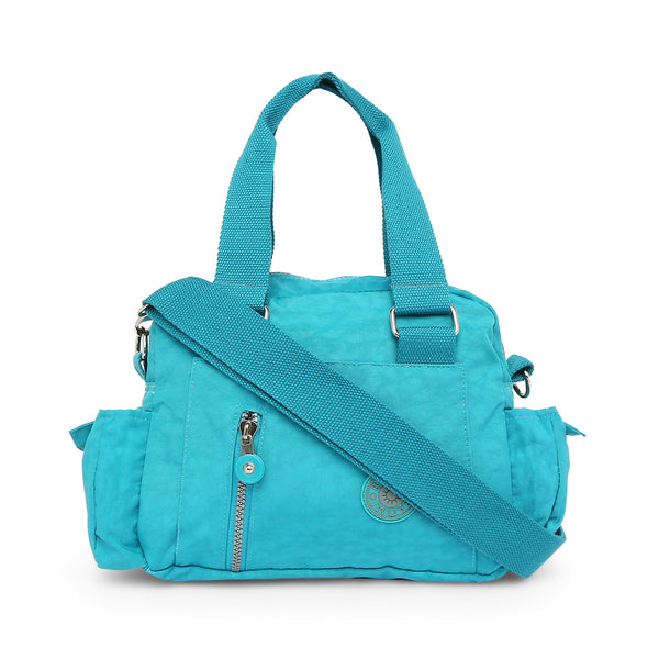 BAOMI CRINKLE HANDBAG Range Blue Soft One Size Handbag