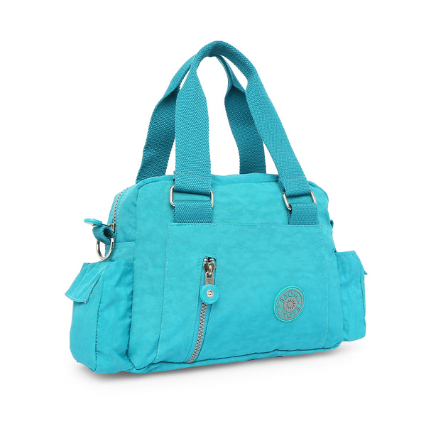 BAOMI CRINKLE HANDBAG Range Blue Soft One Size Handbag