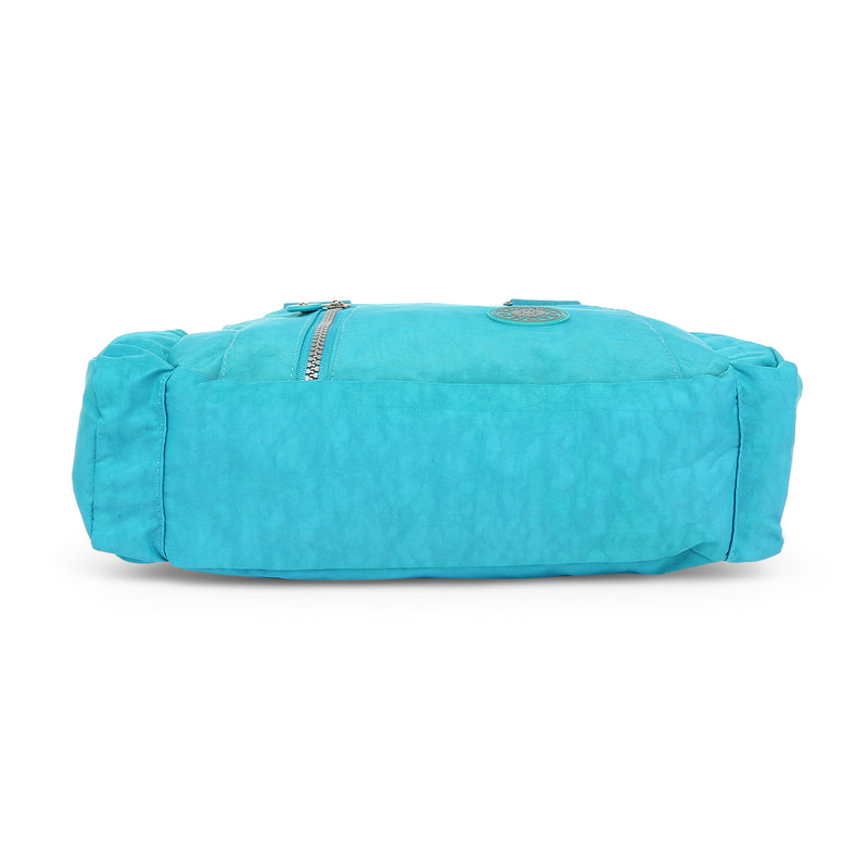 BAOMI CRINKLE HANDBAG Range Blue Soft One Size Handbag