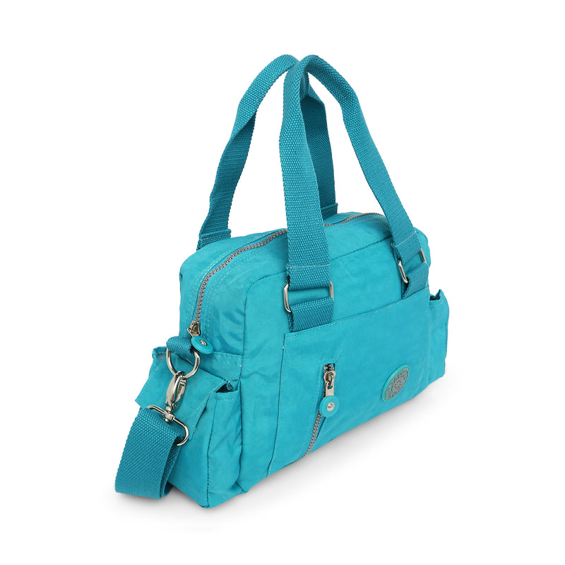 BAOMI CRINKLE HANDBAG Range Blue Soft One Size Handbag
