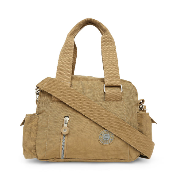BAOMI CRINKLE HANDBAG Range Dark Yellow Soft One Size Handbag