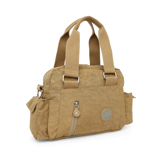 BAOMI CRINKLE HANDBAG Range Dark Yellow Soft One Size Handbag