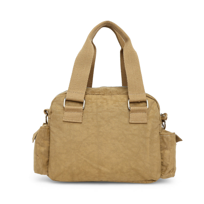 BAOMI CRINKLE HANDBAG Range Dark Yellow Soft One Size Handbag