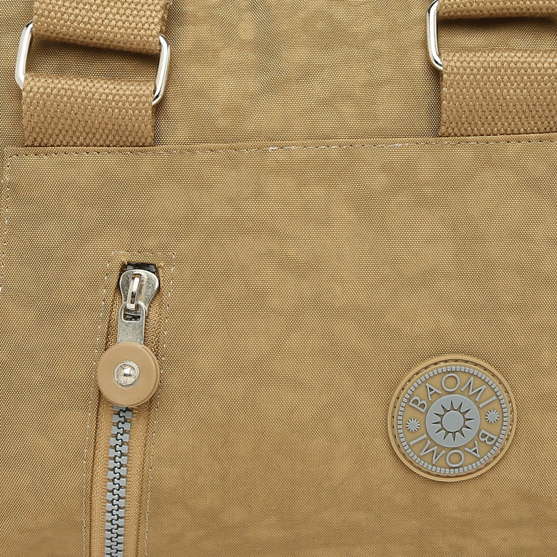 BAOMI CRINKLE HANDBAG Range Dark Yellow Soft One Size Handbag