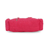 BAOMI CRINKLE HANDBAG Range Fuchsia Red Soft One Size Handbag