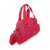 BAOMI CRINKLE HANDBAG Range Fuchsia Red Soft One Size Handbag