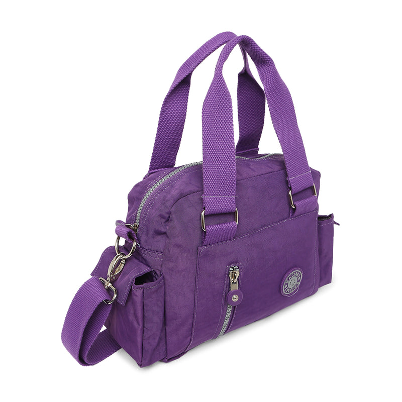 BAOMI CRINKLE HANDBAG Range Purple Soft One Size Handbag