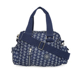 BAOMI CRINKLE HAND BAG Range Blue & White Soft One Size Handbag