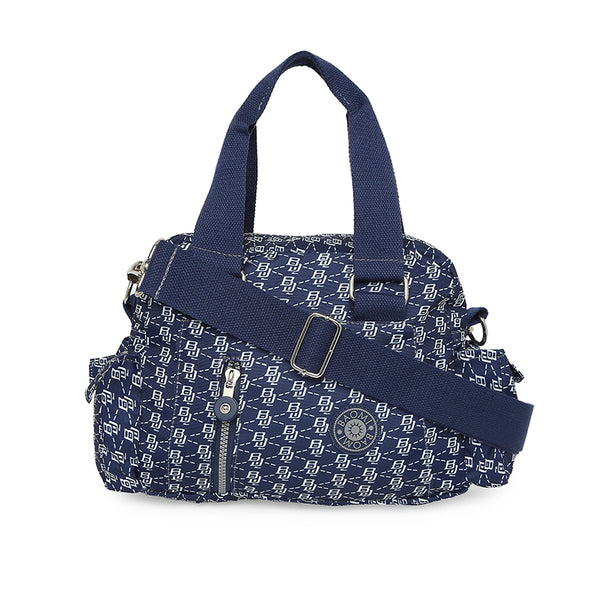 BAOMI CRINKLE HAND BAG Range Blue & White Soft One Size Handbag