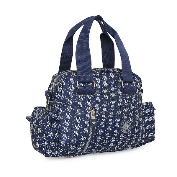 BAOMI CRINKLE HAND BAG Range Blue & White Soft One Size Handbag
