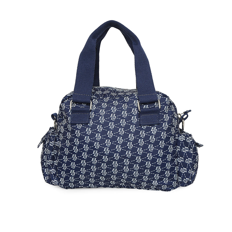 BAOMI CRINKLE HAND BAG Range Blue & White Soft One Size Handbag